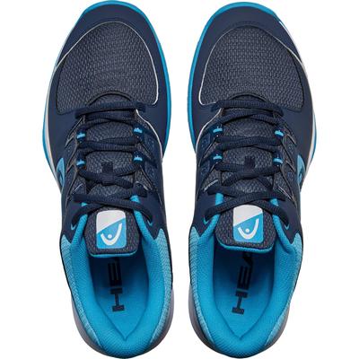 Head Mens Grid 3.5 Indoor Court Shoes - Dark Blue/Aqua