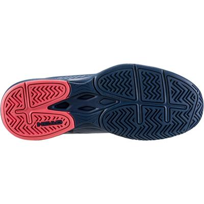 Head Womens Revolt Court Tennis Shoes - Blue/Coral