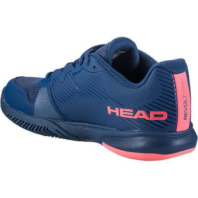 Head Womens Revolt Court Tennis Shoes - Blue/Coral