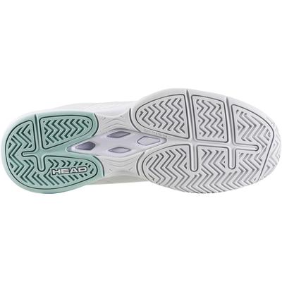 HEAD Womens Revolt Court Tennis Shoes - White/Green - main image