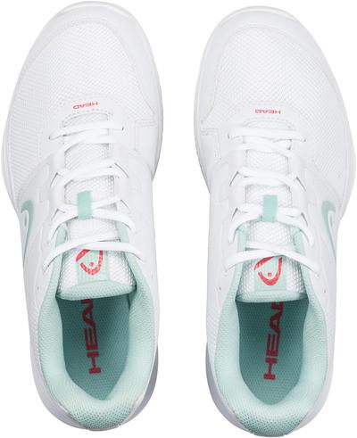 HEAD Womens Revolt Court Tennis Shoes - White/Green - main image