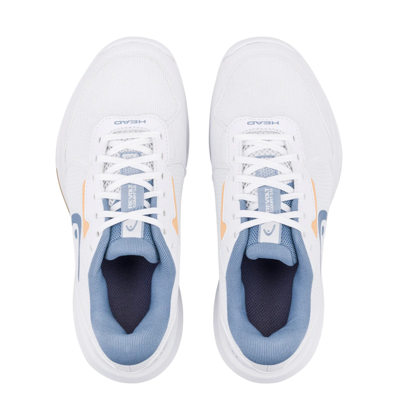 Head Womens Revolt Court 5.0 Tennis Shoes - White/Denim - main image