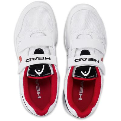 Head Kids Sprint 2.0 Velcro Tennis Shoes - White/Red