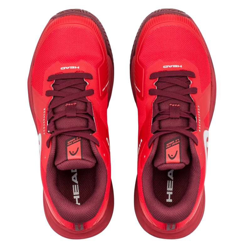 HEAD Kids Sprint Pro 4.0 Tennis Shoes - Red/Dark Red - main image