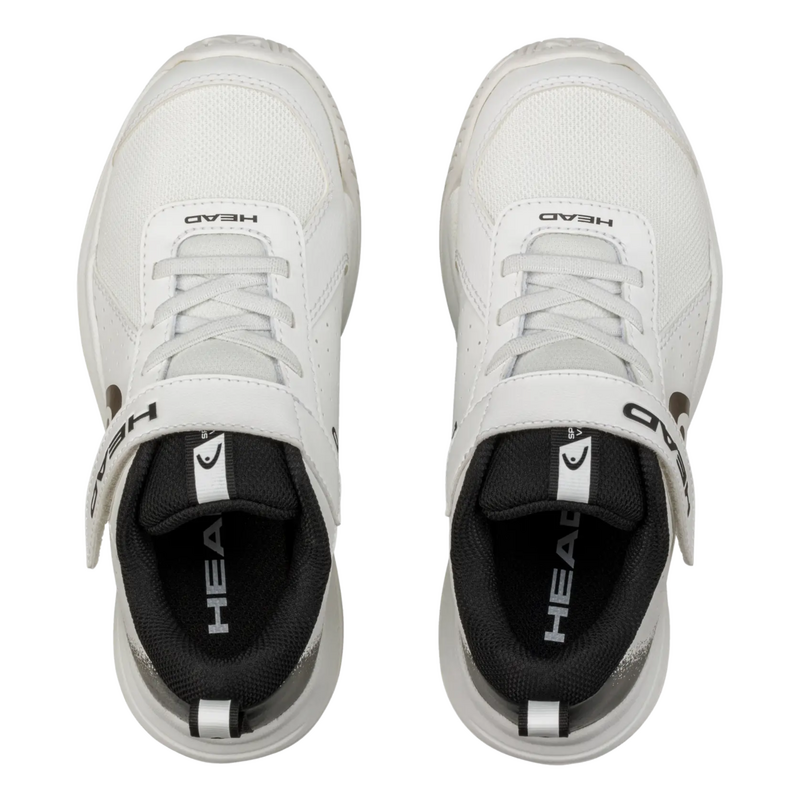HEAD Kids Sprint Strap 4.0 Tennis Shoes - White/Black - main image