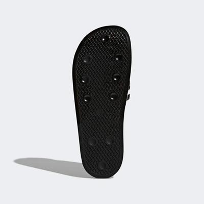 Adidas Mens Adilette Sliders - Black - main image