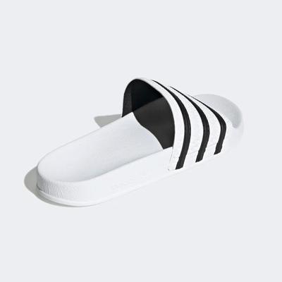 Adidas Mens Adilette Sliders - White - main image