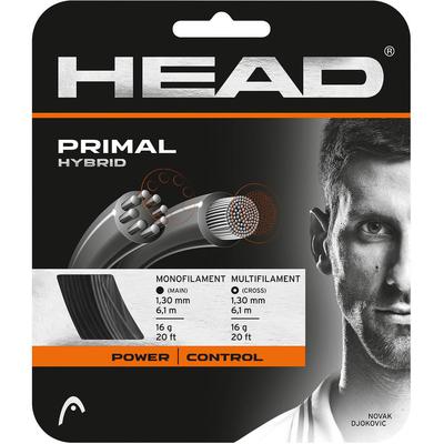 Head Primal Hybrid Tennis String Set - Black & Grey