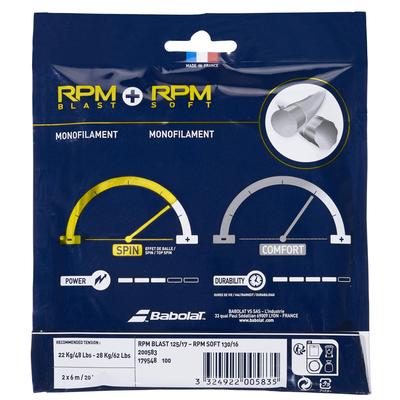 Babolat RPM Blast + RPM Soft Tennis String Set - Grey - main image