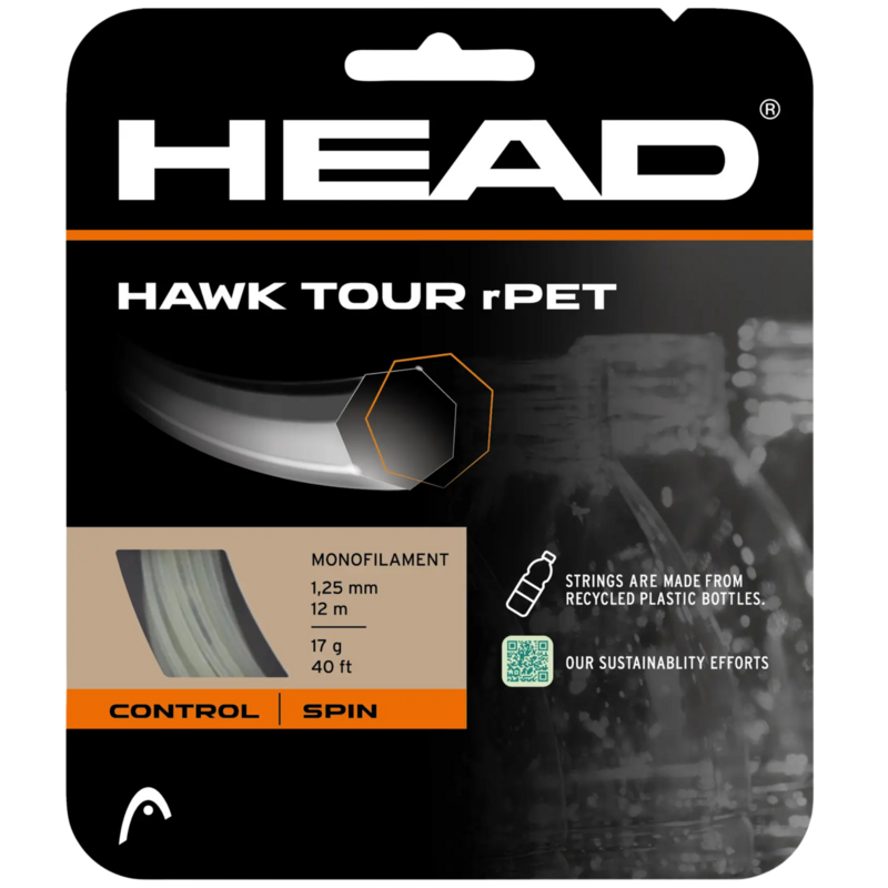 HEAD Hawk Tour rPET 17 (1.25mm) Tennis String Set - Natural - main image