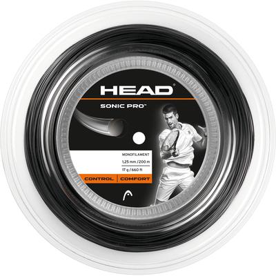 Head Sonic Pro 200m Tennis String Reel - Black - main image