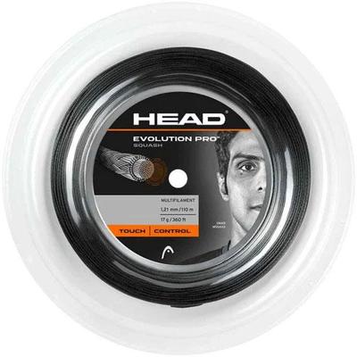 HEAD Evolution Pro 17 (1.25mm) 110m Squash String Reel - Black - main image
