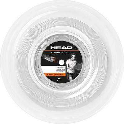 Head Synthetic Gut 200m Tennis String Reel - White