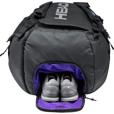 Head Gravity 12 Racket Duffel Bag - Black/Purple