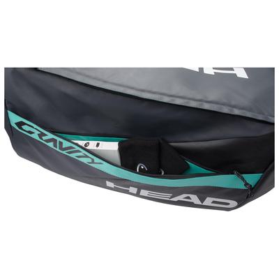 Head Gravity 6 Racket Sport Bag - Black/Grey - main image
