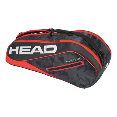 Head Tour Team 6 Racket Bag - Black/Red