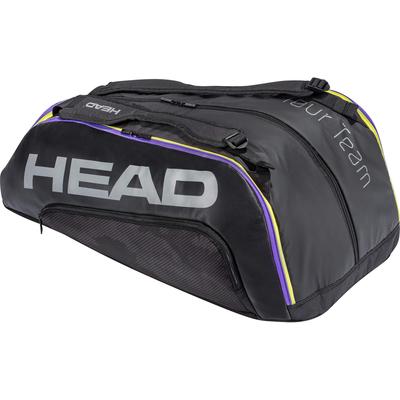 Head Tour Team Monstercombi 12 Racket Bag - Black/Purple/Yellow