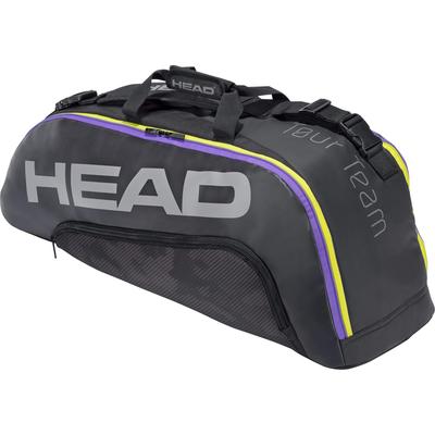 Head Tour Team Combi 6 Racket Bag - Black/Purple/Yellow
