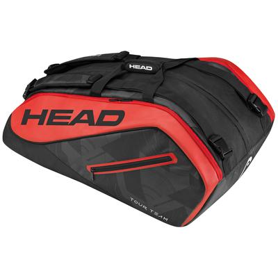 Head Tour Team Monstercombi 12 Racket Bag - Black/Red