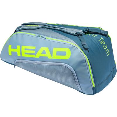 Head Tour Team Extreme Supercombi 9 Racket Bag - Grey/Neon Yellow - main image