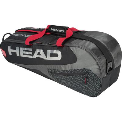 Head Elite 6 Racket Combi Bag - Black/Red