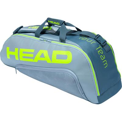 Head Tour Team Extreme Combi 6 Racket Bag - Grey/Neon Yellow