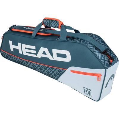 Head Core Pro 3 Racket Bag - Grey/Orange