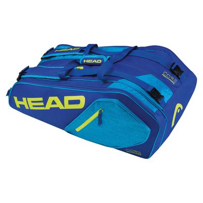 Head Core Supercombi 9 Racket Bag - Blue/Yellow