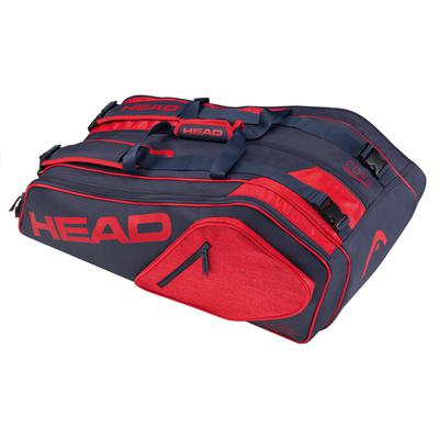 Head Core Supercombi 9 Racket Bag - Navy/Red