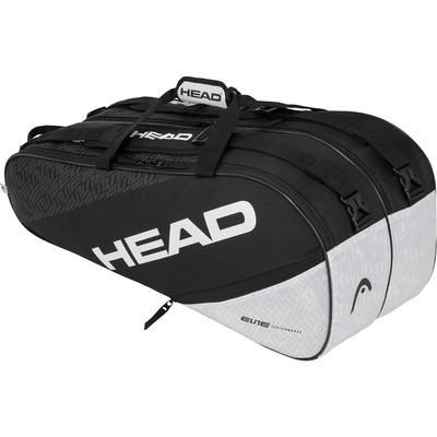 Head Elite Supercombi 9 Racket Bag - Black/White