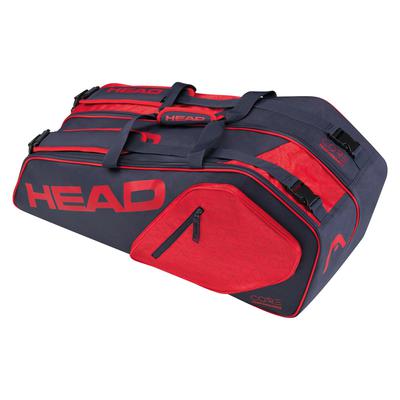 Head Core Combi 6 Racket Bag - Navy/Red