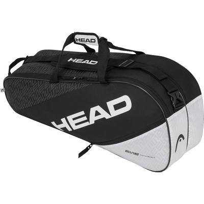 Head Elite Combi 6 Racket Bag - Black/White