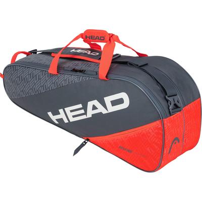 Head Elite Combi 6 Racket Bag - Grey/Orange