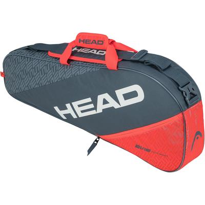 Head Elite Combi Pro 3 Racket Bag - Grey/Orange