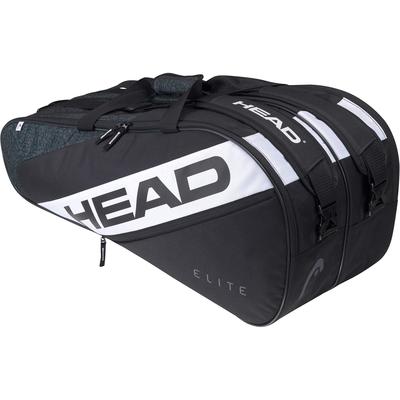 Head Elite Supercombi 9 Racket Bag - Black/White - main image