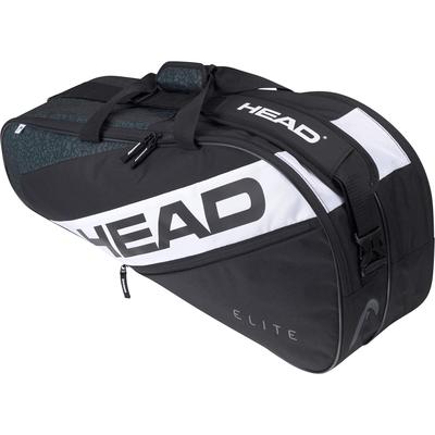 Head Elite 6 Racket Combi Bag - Black/White