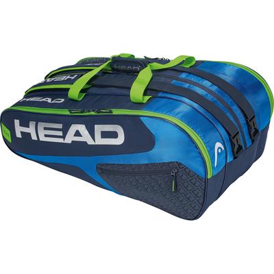 Head Elite Monstercombi 12 Racket Bag - Blue/Green