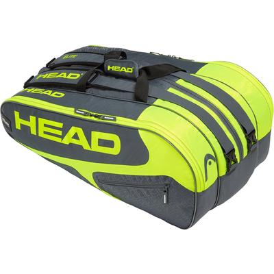 Head Elite Monstercombi 12 Racket Bag - Grey/Yellow - main image