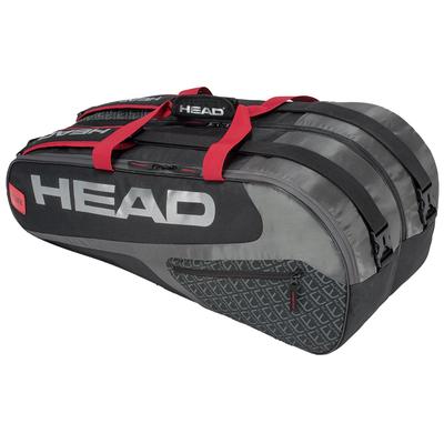 Head Elite Supercombi 9 Racket Bag - Black/Red