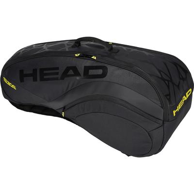 Head Radical Limited Edition Combi 6 Racket Bag - Black/Yellow