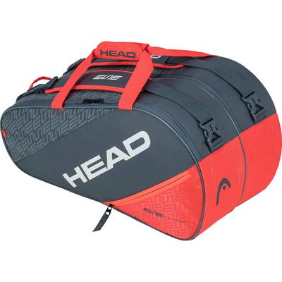 Head Elite Supercombi 6 Racket Padel Bag - Grey/Orange