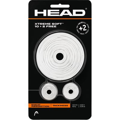 Head Xtreme Soft Overgrips (Pack of 10 + 2 Free) - White - main image