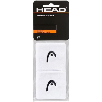 Head 2.5 Inch Wristband Pair - White