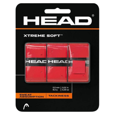 HEAD Xtreme Soft Overgrips (Pack of 3) - Red - main image