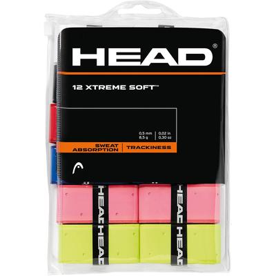 Head Xtreme Soft Overgrips (Pack of 12) - Mixed Colours