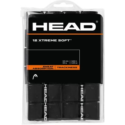 Head Xtreme Soft Overgrips (Pack of 12) - Black - main image