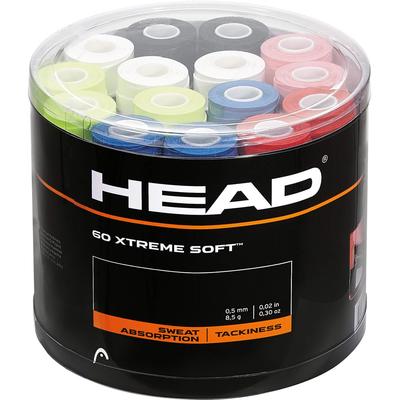 Head Xtreme Soft Overgrips (Pack of 60) - Mixed Colours