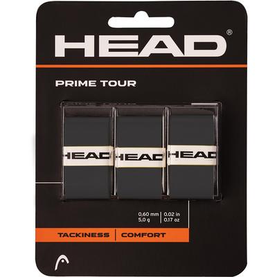 Head Prime Tour Overgrips (Pack of 3) - Black - main image