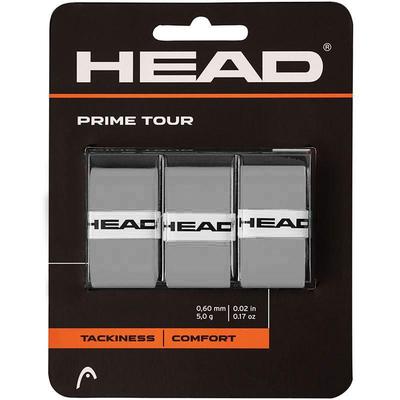 Head Prime Tour Overgrips (Pack of 3) - Grey - main image