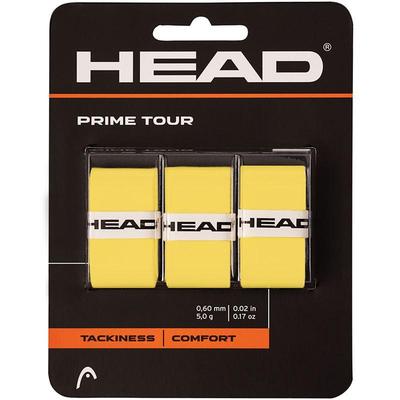 Head Prime Tour Overgrips (Pack of 3) - Yellow - main image